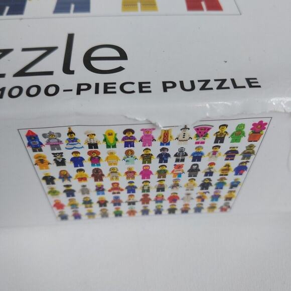 Lego LEGO Minifigure‎ Puzzle (1000 piece) 25in.Wx20in.H Chronicle Books - Picture 2 of 9